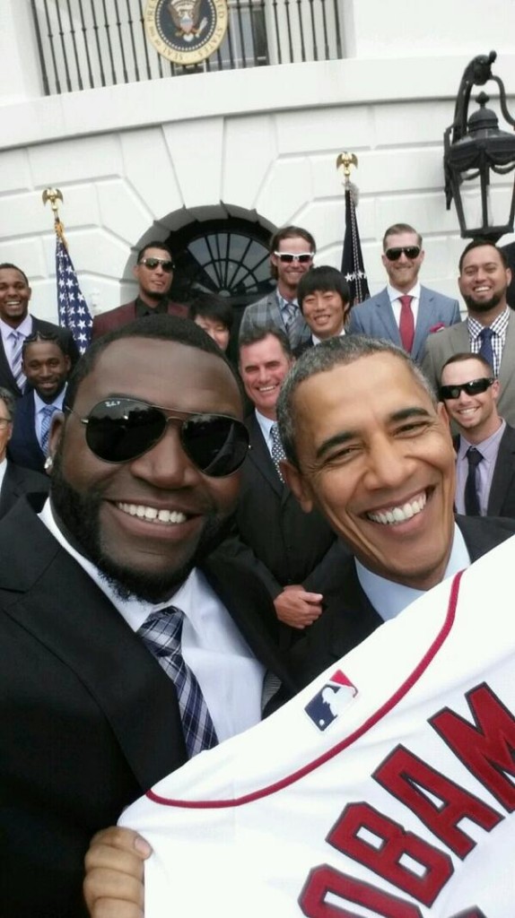 Possibly the best selfie ever (from Papi's Twitter account) I try not to lift photos from Twitter but I'm pretty sure Papi won't mind us sharing the love